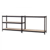 VEVOR Storage Shelves, 5-Tier Adjustable, 2000 lbs Capacity, Heavy Duty Garage Storage Shelving Unit, Metal Utility Rack Shelf, for Garage Warehouse Basement Kitchen, 48.35" W x 18.07" D x 71.38" H