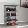 VEVOR Storage Shelving Unit, 5-Tier Adjustable, 2000 lbs Capacity, Heavy Duty Garage Shelves Metal Organizer Utility Rack, Black, 18" D x 48" W x 72" H for Kitchen Pantry Basement Bathroom Laundry