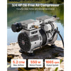 VEVOR Pond Aerator,5.2CFM 3/4 HP Air Compressor, Lake Aerator for Ponds up to 3 Acres, Overheat Protection & Anti-Backflow Valve, 550W Powerful Motor, Pond Aeration Pump for Water Oxygen Circulation