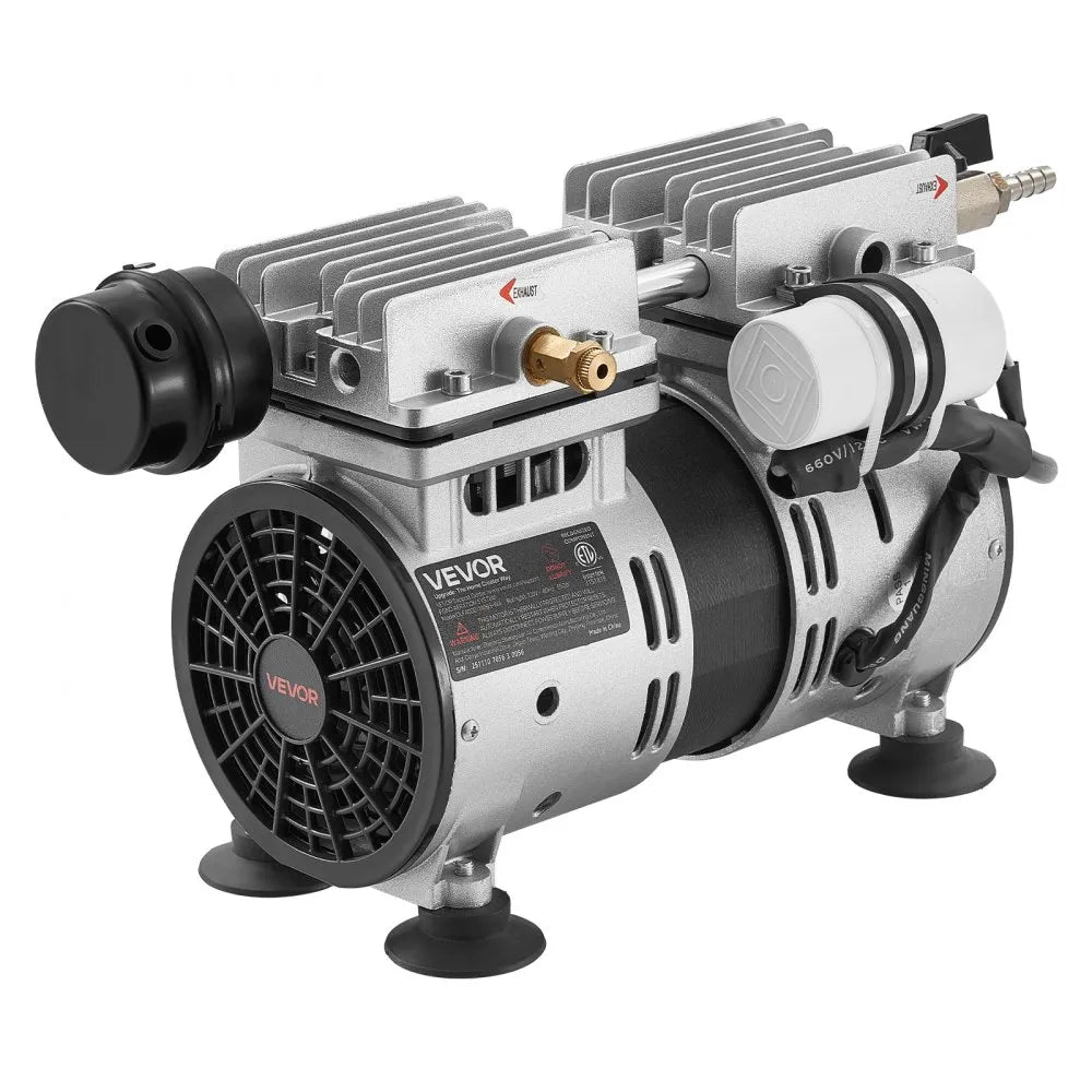 VEVOR Pond Aerator,5.2CFM 3/4 HP Air Compressor, Lake Aerator for Ponds up to 3 Acres, Overheat Protection & Anti-Backflow Valve, 550W Powerful Motor, Pond Aeration Pump for Water Oxygen Circulation