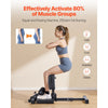 VEVOR Sissy Squat Machine, Multi-Function Deep Sissy Squat Bench for Leg Muscle Training, Easy Setup & Foldable Core Waistline & Glute Workout Equipment, Leg Exercise Machine for Home Gym, Black