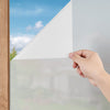 VEVOR Window Privacy Film, Frosted Glass Window Film, Sun Blocking Heat Control, Non Adhesive Static Cling Reflective Window Tint for Home and Office, Glass Door Bathroom Covering, 23.6 in x 6.5 ft