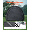 VEVOR Bike Storage Tent, 1 to 2 Bikes, Outdoor Spacious Bike Storage Tent with Ventilated Window, Waterproof Fan-Shaped Bike Tent with High Strength Fiberglass & Dual Zippers, Fit for Bicycle