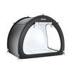 VEVOR Bike Storage Tent, 4 to 5 Bikes, Outdoor Spacious Bike Storage Tent with Ventilated Window, Waterproof Fan-Shaped Bike Tent with High Strength Fiberglass & Double Door, Fit for Bicycle