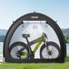 VEVOR Bike Storage Tent, 4 to 5 Bikes, Outdoor Spacious Bike Storage Tent with Ventilated Window, Waterproof Fan-Shaped Bike Tent with High Strength Fiberglass & Dual Zippers, Fit for Bicycle