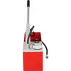 VEVOR Hydrostatic Pressure Test Pump, Test Up to 25 bar/2.5 MPa, 3.2 Gallon Tank, Hydraulic Manual Water Pressure Tester Kit with Two-Unit Gauge & R 1/2\" Connection, for Pipeline Fluid Pressure Testi