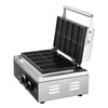 VEVOR Commercial Waffle Maker, 10PCS Rectangle Waffle Baker Machine, 1550W Non-Stick Stainless Steel Belgian Waffle Iron with Temp and Time Control, Handle, for Restaurant Bakery Snack Bar Family