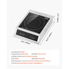 VEVOR Portable Induction Cooktop, 1800W Commercial Induction Burner with 9 Temperature Settings, Stainless Steel Countertop Induction Hot Plate with 3H Timer, Child Lock, for Restaurant Cooking