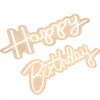 VEVOR Happy Birthday Neon Sign, 16.5" x 8" + 23" x 8" LED Neon Lights Signs, Adjustable Brightness with Remote Control and Power Adapter, Reusable for Party, Club, Celebration and Decoration Warm