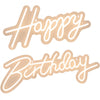 VEVOR Happy Birthday Neon Sign, 16.5" x 8" + 23" x 8" LED Neon Lights Signs, Adjustable Brightness with Remote Control and Power Adapter, Reusable for Party, Club, Celebration and Decoration Warm