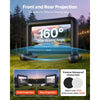 VEVOR Inflatable Movie Screen, 14 ft Outdoor Inflatable Projection Screen with Portable Storage Bag, Front/Rear Projection, Easy Set Up, Blow Up Screen for Outdoor Backyard Movie Night, Theme Parties