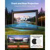 VEVOR Inflatable Movie Screen, 24 ft Outdoor Inflatable Projection Screen with Portable Storage Bag, Front/Rear Projection, Easy Set Up, Blow Up Screen for Outdoor Backyard Movie Night, Theme Parties