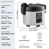 VEVOR Commercial Rice Cooker, 60-Cup Rice Cooker, 13.74 Qt / 13 Liter Large Rice Cooker and Warmer with Nonstick Inner Pot, Fast Cooking and 12-Hour Keep Warm, with Rice Cup and Paddle, for Restaurant