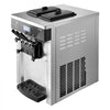 VEVOR Commercial Ice Cream Machine, 20-28L/H Yield, 2200W 3-Flavor Countertop Soft Serve Ice Cream Maker with 2 x 6L Hoppers & Hopper Agitation, Pre-Cooling Self-Cleaning for Snack Dessert Shops