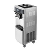VEVOR Commercial Ice Cream Machine, 20-28L/H Yield, 2200W 3-Flavor Freestanding Soft Serve Ice Cream Maker with 2 x 6L Hoppers & Hopper Agitation, Pre-Cooling Self-Cleaning for Snack Dessert Shops