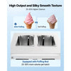 VEVOR Commercial Ice Cream Machine, 34-44L/H Yield, Dual-Compressor Freestanding Soft Serve Ice Cream Maker with 2*10L Hoppers & 3 Flavors, Pre-Cooling Puffing Low-Mix Alert for Snack Dessert Shops