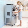 VEVOR Commercial Ice Cream Machine, 34-44L/H Yield, Dual-Compressor Freestanding Soft Serve Ice Cream Maker with 2*10L Hoppers & 3 Flavors, Pre-Cooling Puffing Low-Mix Alert for Snack Dessert Shops
