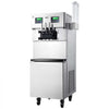 VEVOR Commercial Ice Cream Machine, 34-44L/H Yield, Dual-Compressor Freestanding Soft Serve Ice Cream Maker with 2*10L Hoppers & 3 Flavors, Pre-Cooling Puffing Low-Mix Alert for Snack Dessert Shops