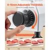 VEVOR Commercial Meat Slicer, 320W Electric Deli Food Slicer with 12" Carbon Steel Blade, Built-In Sharpener & 0-0.6" Adjustable Thickness for Frozen Meat, Ham, Baguett, Steak, UL Approved