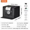 VEVOR Photo Studio Light Box, 12" x 12", 3000-5600K Adjustable 3 Color Temperatures Professional Shooting Tent Kit with 120 LED 6 Backdrops Soft Light Cloth, High CRI ≥ 95 for Small Size Products