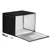 VEVOR Photo Studio Light Box, 12" x 12", 3000-5600K Adjustable 3 Color Temperatures Professional Shooting Tent Kit with 120 LED 6 Backdrops Soft Light Cloth, High CRI ≥ 95 for Small Size Products