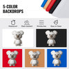 VEVOR Photo Studio Light Box, 39" x 39", 5600K Professional Photo Shooting Tent Kit with 210 LED Lights 5 Backdrops Power Adapter Soft Light Cloth Corner Pieces, High CRI ≥ 95 for Product Photography