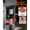 VEVOR Electric Sausage Stuffer 22 lbs Vertical Meat Maker Stainless Steel, for Commercial Use, Stepless Speed Control Meat Stuffer, Sausage Filler Kit, 4 Filling Tubes & Foot Pedal, ETL Approved