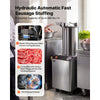 VEVOR Hydraulic Automatic Sausage Stuffer 26L Fixed Tank Meat Maker, for Commercial Use, 18L Mixing Meat Capacity, 750W Vertical Meat Stuffer, Stainless Steel Filler Kit, 4 Filling Tubes