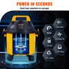 VEVOR Wet Dry Vac, 2.6 Gallon, 2.5 Peak HP, 3 in 1 Portable Shop Vacuum with Blowing Function, Attachments Storage, Perfect for Cleaning Floor, Upholstery, Gap, Car, Black/Yellow, ETL Listed