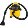 VEVOR Wet Dry Vac, 2.6 Gallon, 2.5 Peak HP, 3 in 1 Portable Shop Vacuum with Blowing Function, Attachments Storage, Perfect for Cleaning Floor, Upholstery, Gap, Car, Black/Yellow, ETL Listed