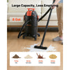 VEVOR Shop Vac, 8 Gallon Wet Dry Shop Vacuum, 4.5 Peak HP Portable with One-Button Self-Cleaning, Dual-Filter, 900W Input Power, 1.25in x 7ft Hose, 9.8ft Cord for Jobsite, Workshop, Garage, Home