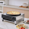VEVOR Electric Crepe Maker, 16-Inch Commercial Crepe Machine, 1700W Flat Plate Crepe Griddle, Nonstick Stainless Steel Pancake Making Machine, Desktop Circular Cereals Pancake Stove with Temp Control