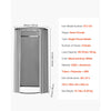 VEVOR Fitting Room, Dressing Room with Thick Polyester Curtains, Privacy Space with Shading Curtain and a Hook, for Boutique, Mall, Tailor's Store & Outdoor 39 x 37 x 79 in (Black and Gray-White)