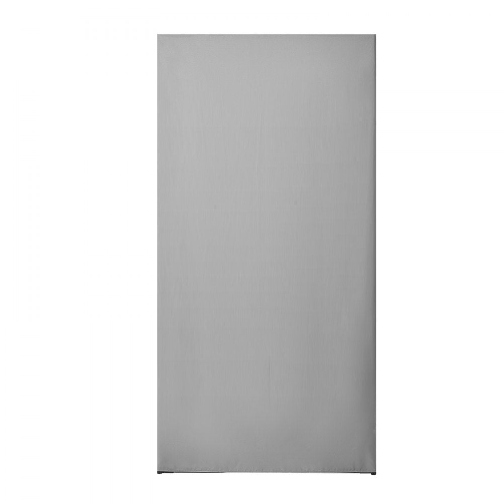 VEVOR Fitting Room, Dressing Room with Thick Polyester Curtains, Privacy Space with Shading Curtain and a Hook, for Boutique, Mall, Tailor's Store & Outdoor 39 x 39 x 78 in (Black and Gray-White)