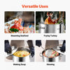 VEVOR Stainless Steel Stockpot, 53 Quart Large Cooking Pots, Cookware Sauce Pot with Lid, and Handle, Heavy Duty Commercial Grade Stock Pot, Sanding Treatment, for Large Groups Events Silver