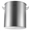 VEVOR Stainless Steel Stockpot, 54L Large Cooking Pots, Cookware Sauce Pot with Basket, Lid, and Handle, Heavy Duty Commercial Grade Stock Pot, Sanding Treatment, for Large Groups Events Silver
