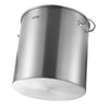VEVOR Stainless Steel Stockpot, 84 Quart Large Cooking Pots, Cookware Sauce Pot with Basket, Lid, and Handle, Heavy Duty Commercial Grade Stock Pot, Sanding Treatment, for Large Groups Events Silver