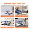 VEVOR 4 Color 1 Station Screen Printing Machine, 21.2x17.7in / 54x45cm Screen Printing Press 360° Rotable Silk, Double-Layer Positioning Pallet for T-Shirt DIY Printing