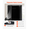 VEVOR Fitting Room, Portable Dressing Room with Thick Polyester Curtains, Privacy Space with Shading Curtain and a Hook, for Boutique, Mall, Tailor's Store & Outdoor Activity 39 x 37 x 79 in (Black)