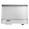VEVOR Commercial Electric Griddle, 21 x 11.8 inch, 1750W, 122-570°F Adjustable Temp Control, Stainless Steel Countertop Flat Top Grill with 2 Spatulas, 2 Brushes and 4 Foot Pads, for Steak, Pancake