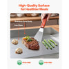 VEVOR Commercial Electric Griddle, 28.54 x 15.75 in, 4400W, 122-570°F Adjustable Temp Control, Stainless Steel Countertop Full Flat Top Grill with 2 Spatulas, 2 Brushes, for Steak, Pancake(NO PLUG)