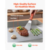 VEVOR Commercial Electric Griddle, 13.98 x 11.81 inch, 1750W, 122-570°F Adjustable Temp Control, Stainless Steel Countertop Flat Top Grill with 2 Spatulas and 2 Brushes, for Steak, Pancake, Squid