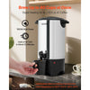 VEVOR Commercial Coffee Urn, 40 Cup 6 L Hot Beverage Dispenser with Dripless Faucet, Quick-Brewing Commercial Coffee Maker, with Stainless Steel Liner, for Catering, Business, Church & Restaurant