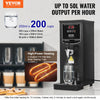 VEVOR Commercial Water Boiler, Electric Hot Water Dispenser with 316 Stainless Steel Heating Tube, 1500W Step-by-step Fast Heating 50L per Hour Hot Water Boiler, for Coffee Tea Restaurant Office