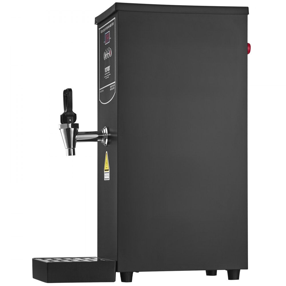 VEVOR Commercial Water Boiler, Electric Hot Water Dispenser with 316 Stainless Steel Heating Tube, 1500W Step-by-step Fast Heating 50L per Hour Hot Water Boiler, for Coffee Tea Restaurant Office