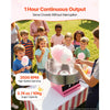 VEVOR Cotton Candy Machine Commercial 1000W Electric Candy Floss Maker Pink, Ideal for Home, Carnival, Birthday, Family Party, Easy Use with 20.5 in Stainless Steel Bowl, Storage Tray and Sugar Scoop