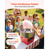 VEVOR Cotton Candy Machine Commercial 1000W Electric Candy Floss Maker Red, Ideal for Home, Carnival, Birthday, Family Party, Easy Use with 20.5 in Stainless Steel Bowl, Storage Drawer, Sugar Scoop
