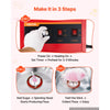 VEVOR Cotton Candy Machine Commercial 1000W Electric Candy Floss Maker Red, Ideal for Home, Carnival, Birthday, Family Party, Easy Use with 20.5 in Stainless Steel Bowl, Storage Drawer, Sugar Scoop
