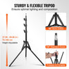 VEVOR Softbox Lighting Kit, 16" x 16", Professional Softbox with 45W LED Bulbs, 3000-6500K Adjustable Color Temperature, Tripod Stand, Remote Control, Studio Lights for Portrait shooting, Live Streaming