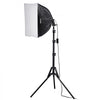 VEVOR Softbox Lighting Kit, 16" x 16", Professional Softbox with 45W LED Bulbs, 3000-6500K Adjustable Color Temperature, Tripod Stand, Remote Control, Studio Lights for Portrait shooting, Live Streaming